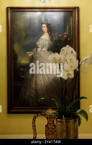 Wien, Hotel Imperial, F.X.Winterhalter, Gemälde Kaiserin Elisabeth (Sisi) // Vienne, Hotel Imperial, F.X.Winterhalter, peinture impératrice Elisabeth (SIS Banque D'Images