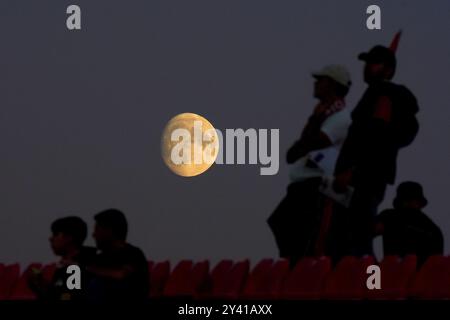 Monza, Italie. 15 septembre 2024. Les supporters de Monza avant le match de football Serie A entre Monza et Inter au stade U-Power de Milan, dans le nord de l'Italie - dimanche 15 septembre 2024. Sport - Soccer . (Photo de Spada/LaPresse) crédit : LaPresse/Alamy Live News Banque D'Images