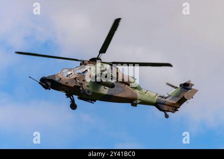 Eurocopter Tiger au Air Legend Air Show 2024 à Melun, France Banque D'Images