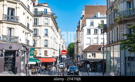 Paris, France, paysage urbain de la Bastille, éditorial uniquement. Banque D'Images