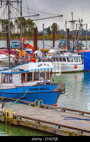 Fishermans Wharf à Steveston British Columbia Canada Banque D'Images