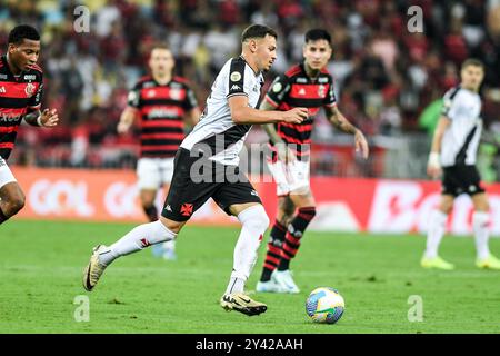 Rio, Brésil - 15 septembre 2024 : match entre Flamengo x Vasxco par le championnat brésilien, 26e tour au stade Maracana Banque D'Images