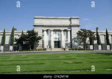 Inglewood, Californie, USA 14 septembre 2024 Inglewood Park Cemetery le 14 septembre 2024 à Inglewood, Californie, USA. Photo de Barry King/Alamy Stock photo Banque D'Images