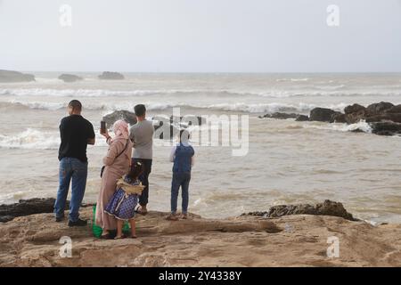 Dans la médina fortifiée de la ville d'Essaouira sur l'océan Atlantique au Maroc. Essaouira, région de Marrakech-Safi, Province d'Essaouira, Maroc, Nort Banque D'Images