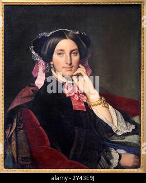 Portrait de Madame Gonse, 1845-1852, huile sur toile, Jean-Auguste-Dominique Ingres (Montauban, 1780- Paris, 1867), Musée Eugène Delacroix, Paris, Fran Banque D'Images