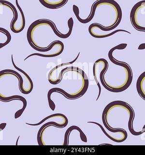 Vecteur abstrait Snake Pattern Design Illustration de Vecteur