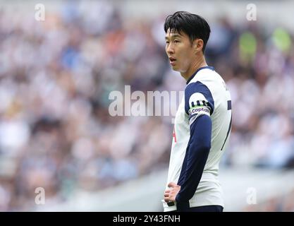 Londres, Royaume-Uni. 15 septembre 2024. Le fils de Tottenham Heung-min lors du match de premier League au Tottenham Hotspur Stadium, à Londres. Le crédit photo devrait se lire : Paul Terry/Sportimage crédit : Sportimage Ltd/Alamy Live News Banque D'Images