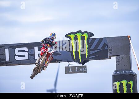 Championnat du monde de motocross 19-MXGP de Chine â 15 Settembre 2024-Class-Jorge Prado-Team GasGas Factory pendant MXGP de Chine, course de Motocross à Shangai, Chine, le 16 septembre 2024 Banque D'Images