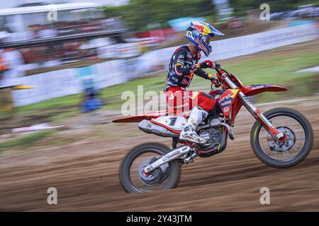 Championnat du monde de motocross 19-MXGP de Chine â 15 Settembre 2024-Class-Jorge Prado-Team GasGas Factory pendant MXGP de Chine, course de Motocross à Shangai, Chine, le 16 septembre 2024 Banque D'Images