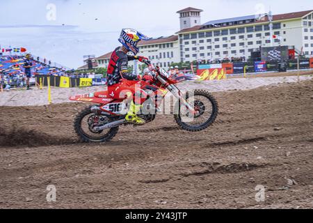 Championnat du monde de motocross 19-MXGP of China â 15 Settembre 2024-MX2 Class-Simon Laengenfelder-Team GasGas Factory pendant MXGP of China, course de Motocross à Shangai, Chine, le 16 septembre 2024 Banque D'Images