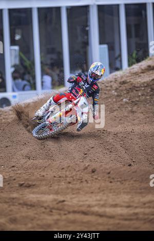 Championnat du monde de motocross 19-MXGP de Chine â 15 Settembre 2024-Class-Jorge Prado-Team GasGas Factory pendant MXGP de Chine, course de Motocross à Shangai, Chine, le 16 septembre 2024 Banque D'Images