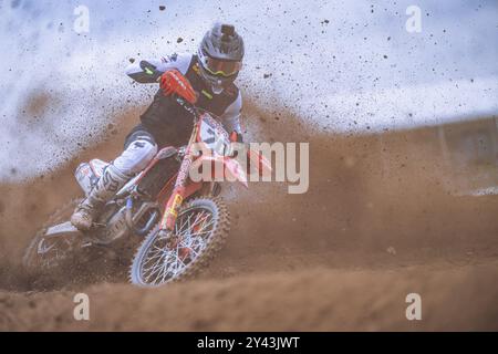 Championnat du monde de motocross-Round 19-MXGP of China â 15 Settembre 2024-MXGP Class-Ruben Fernandez-Team HRC pendant MXGP of China, course de Motocross à Shangai, Chine, le 16 septembre 2024 Banque D'Images