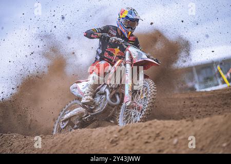 Championnat du monde de motocross 19-MXGP de Chine â 15 Settembre 2024-Class-Jorge Prado-Team GasGas Factory pendant MXGP de Chine, course de Motocross à Shangai, Chine, le 16 septembre 2024 Banque D'Images