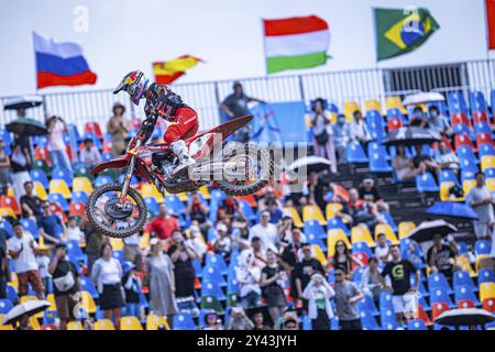 Championnat du monde de motocross 19-MXGP de Chine â 15 Settembre 2024-Class-Jorge Prado-Team GasGas Factory pendant MXGP de Chine, course de Motocross à Shangai, Chine, le 16 septembre 2024 Banque D'Images