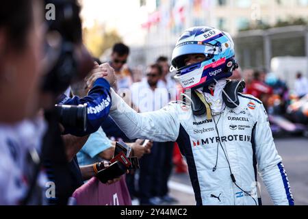 #43 Franco Colapinto (ARG, Williams Racing), Grand Prix de F1 d'Azerbaïdjan sur Bakou City circuit le 15 septembre 2024 à Bakou, Azerbaïdjan. (Photo de HOCH Zwei) Banque D'Images