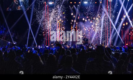 Edmonton, Canada. 14 septembre 2024. Dallas Smith se produit à la Canadian Country Music Association Awardsin Rexall place Credit : SOPA images Limited/Alamy Live News Banque D'Images