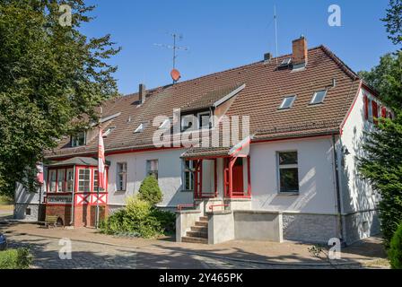 Geschäftsstelle, Stadion An der alten Försterei situé, 1. FC Union Berlin, Köpenick, Berlin, Deutschland, Treptow-Köpenick Banque D'Images