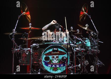 Maná : Alex Gonzalez (batterie) Banque D'Images