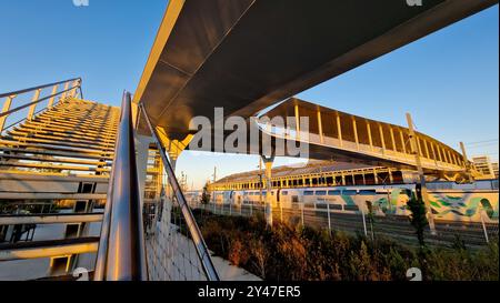 Gare, la Rochelle, deux-Sèvres, France Banque D'Images