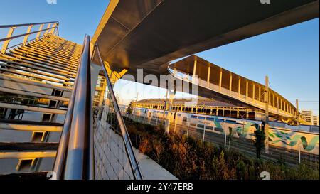 Gare, la Rochelle, deux-Sèvres, France Banque D'Images