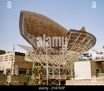 Sculpture Peix Fish de Frank Gehry, Barcelone, Espagne, Europe. Banque D'Images