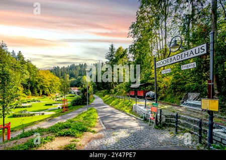 Vieille ville de Bad Schwalbach, Allemagne Banque D'Images