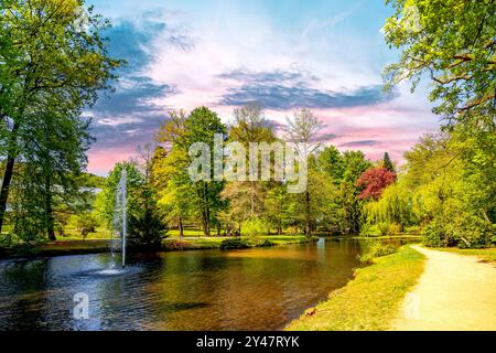 Vieille ville de Bad Orb, Allemagne Banque D'Images