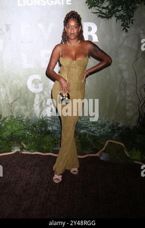 New York, États-Unis. 16 septembre 2024. New York, New York, États-Unis. 16 septembre 2024. Christina Brown assiste à la première mondiale de Never Let Go de Lionsgate au Regal Times Square le 16 septembre 2024 à New York City Credit : RW/Media Punch/Alamy Live News Credit : MediaPunch Inc/Alamy Live News Banque D'Images