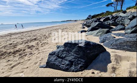 Plage de Matray, île de Ré, deux-Sèvres, France Banque D'Images