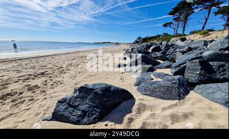 Plage de Matray, île de Ré, deux-Sèvres, France Banque D'Images