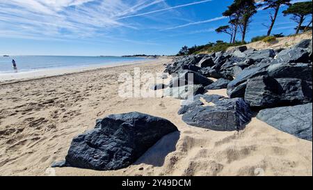 Plage de Matray, île de Ré, deux-Sèvres, France Banque D'Images