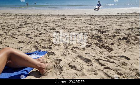 Plage de Matray, île de Ré, deux-Sèvres, France Banque D'Images