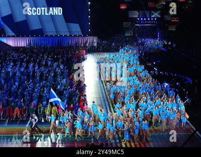 23/07/14. Jeux du Commonwealth de Glasgow 2014. Cérémonie d'ouverture, Celtic Park Glasgow. Photo Ian Rutherford ©Ian Rutherford Banque D'Images