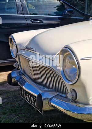 Vintage Simca P60, île de Ré, deux-Sèvres, France Banque D'Images