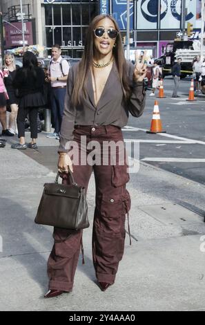 New York, NY, États-Unis. 16 septembre 2024. Eve visite GMA3 le 16 septembre 2024 à New York. Crédit : RW/Media Punch/Alamy Live News Banque D'Images