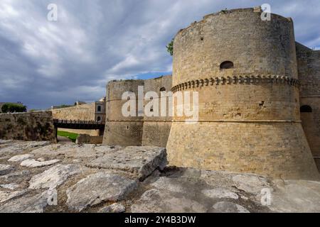 Château aragonais d'Otrante, Italie, Europe Banque D'Images