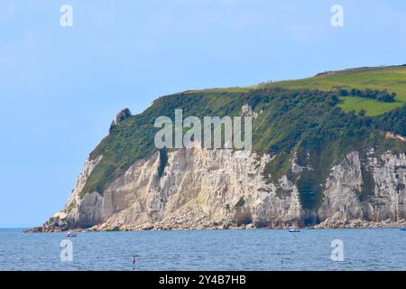 Beer Head Chalk Cliffs Seaton Devon Angleterre royaume-uni Banque D'Images