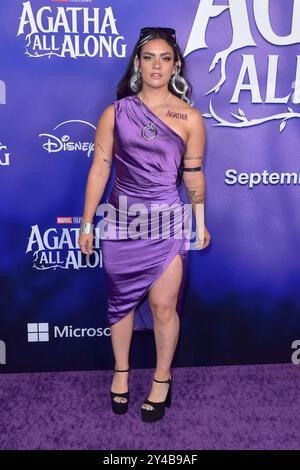 Madison Quintanar beim Launch Event der Disney+ / Marvel Television Miniserie 'Agatha All Along' im El Capitan Theatre. Los Angeles, 16.09.2024 Banque D'Images