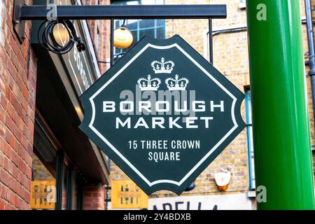 Borough Market, Southwark, Londres, Angleterre, Royaume-Uni Banque D'Images