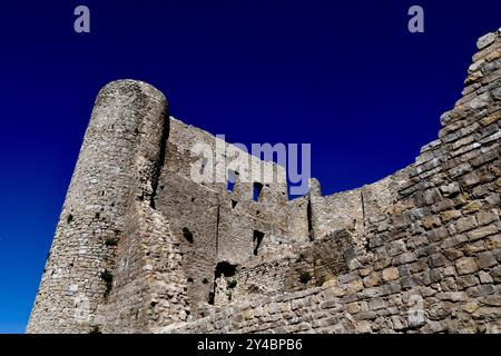 Les ruines du Château Bargeme, France, 2024 Banque D'Images