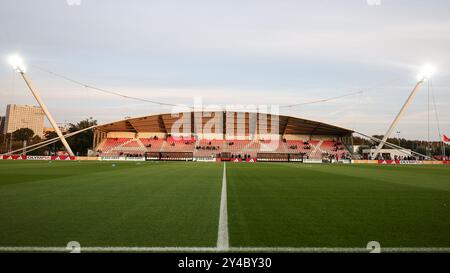 Amsterdam, pays-Bas. 17 septembre 2024. AMSTERDAM, 17-09-2024, Sportpark de Toekomst, saison 2024/2025, Football néerlandais Keuken Kampioen Divisie. Aperçu du stade avant le match Jong Ajax - Jong AZ crédit : Pro Shots/Alamy Live News Banque D'Images