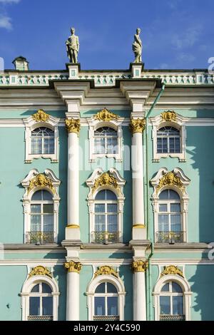 Pétersbourg, Russie, 16 août 2023. Le Palais d'hiver. Le principal palais impérial de la Russie, l'Europe Banque D'Images