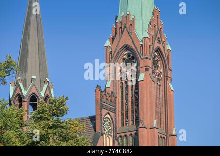 EV. Apostel-Paulus-Kirche, Akazienstraße, Schöneberg, Berlin, Deutschland *** EV Apostel Paulus Kirche, Akazienstraße, Schöneberg, Berlin, Allemagne Banque D'Images