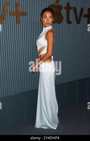 LOS ANGELES - SEP 15 : Greta Lee à l'Apple TV + Emmy Party Red Carpet au Mother Wolf le 15 septembre 2024 à Los Angeles, CA Banque D'Images
