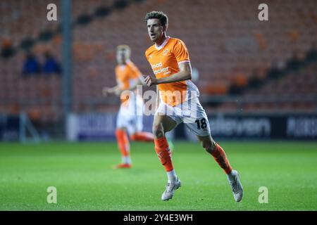 Jake Beesley de Blackpool lors du match de la Carabao Cup Blackpool vs Sheffield mercredi à Bloomfield Road, Blackpool, Royaume-Uni, le 17 septembre 2024 (photo de Gareth Evans/News images) Banque D'Images