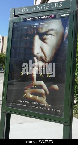 Los Angeles, Californie, USA 16 septembre 2024 James McAvoy parle No Evil Billboard le 16 septembre 2024 à Los Angeles, Californie, USA. Photo de Barry King/Alamy Stock photo Banque D'Images