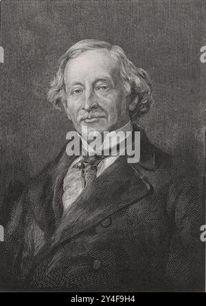 Charles Upham Shepard (1804-1886 ) - Portrait de gravure Banque D'Images