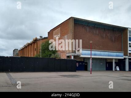 Cinéma abandonné à Harlow Essex Royaume-Uni Banque D'Images