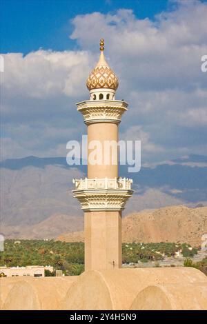 Fort Nizwa, Sultanat d'Oman Banque D'Images