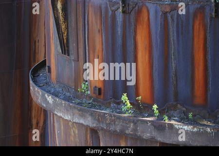 Musée industriel Henrichshuette, Henrichshuette, Rhénanie du Nord-Westphalie, Allemagne, Europe Banque D'Images